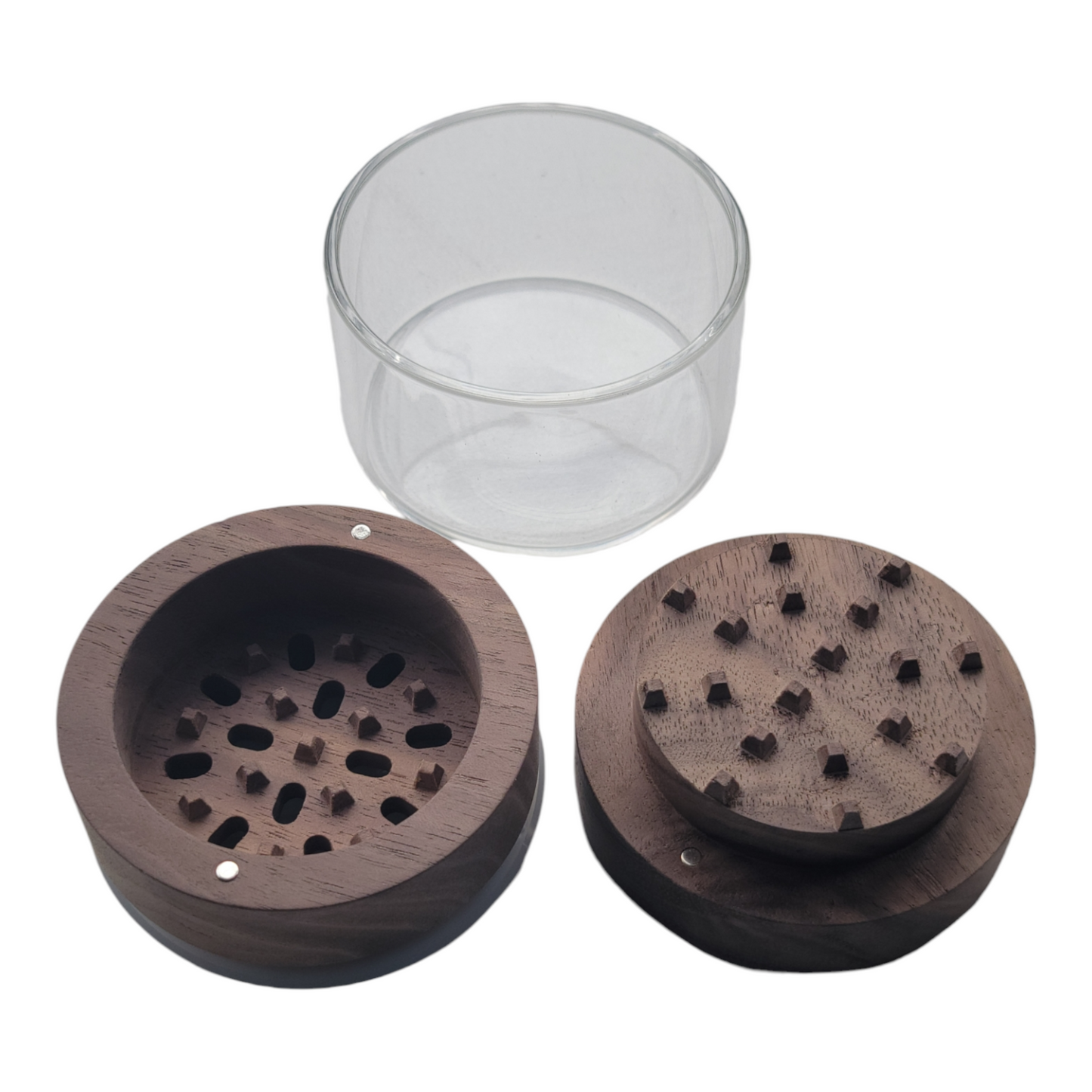 Wood & Glass Jar Grinder, Wood and Glass Grinder, RYOT GR8TR, Wood Glass Grinder