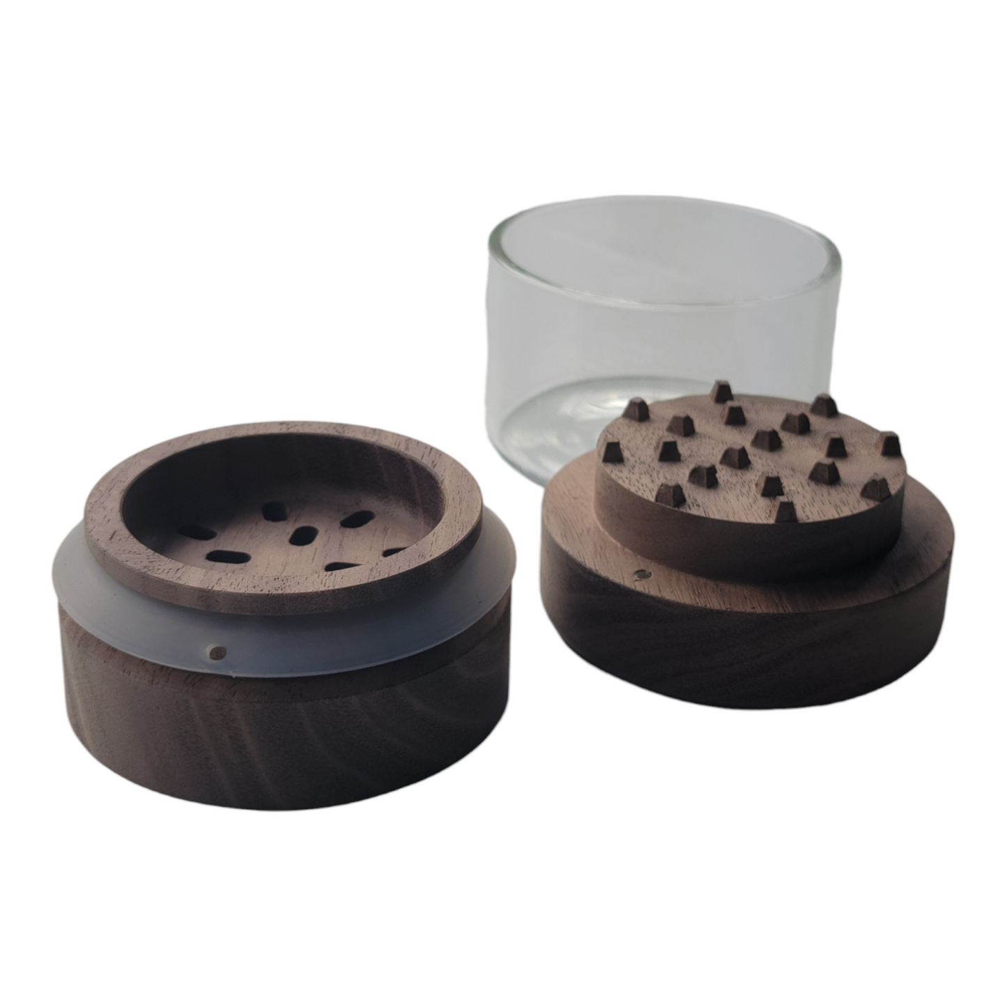 Wood & Glass Jar Grinder, Wood and Glass Grinder, RYOT GR8TR, Wood Glass Grinder