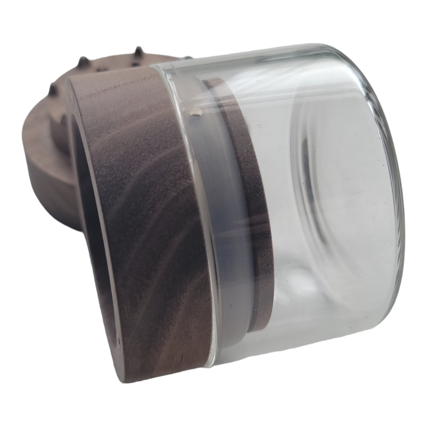 Wood & Glass Jar Grinder, Wood and Glass Grinder, RYOT GR8TR, Wood Glass Grinder